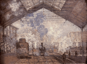 Gare St Lazare - C Monet - Paris