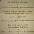 <p>Le menu dégustation du Comptoir - 42€ - Oct 2006</p>