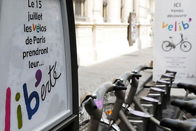 Bike hire in Paris with Velib