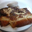 <p>Brioche façon pain perdu et sa glace vanille&nbsp;©Vanessa Besnard - Foodmark</p>