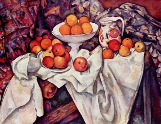 Orsay: Nature morte aux pommes et aux oranges, Paul Cézanne