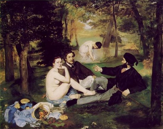 Orsay Museum: Luncheon on the Grass, Edouard Manet