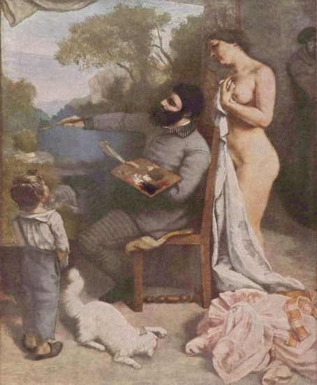 Orsay: L'atelier de l'artiste Gustave Courbet