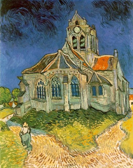 Orsay Museum: The Church at Auvers, Vincent van Gogh