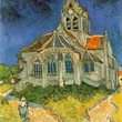 <p><b>Orsay Museum:</b> The Church at Auvers, Vincent van Gogh</p>