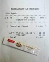 paris restaurant bill paris restaurant bill