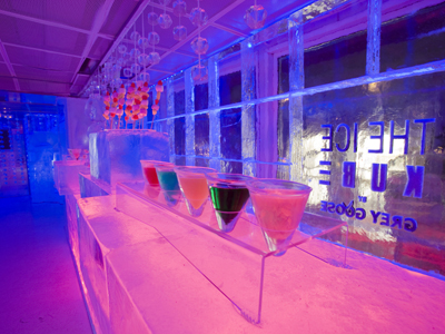 Ice Kube Bar in Paris Ice Kube Bar in Paris