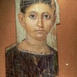 <p><b>Louvre Museum: </b>Fayum mummy portrait</p>