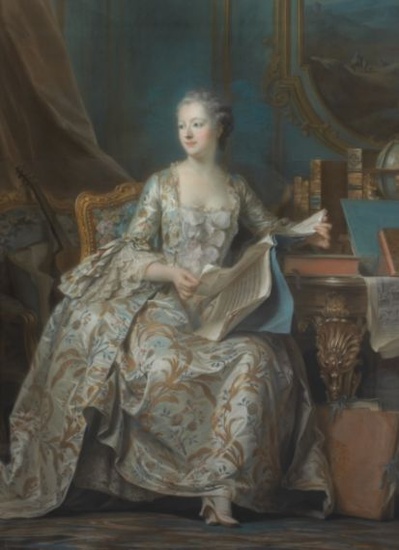 Louvre Museum: La Marquise de Pompadour, Quentin Delatour