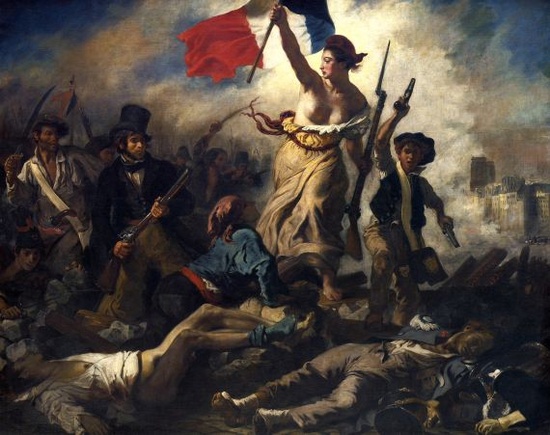 Louvre Museum: Liberty leading the People, Eugène Delacroix