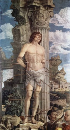 Louvre Museum: St Sebastian, Andrea Mantegna