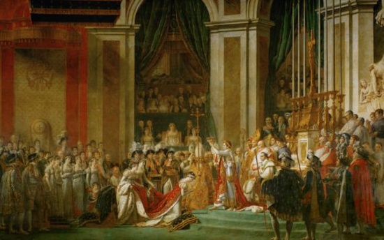 Louvre Museum: The Coronation of Napoleon, David