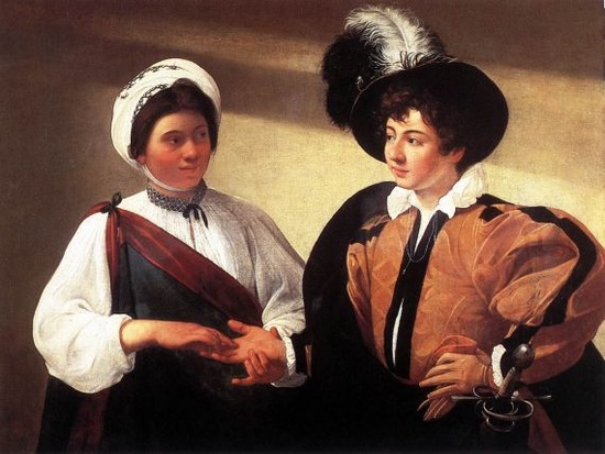 Louvre Museum: The Fortune Teller, Caravaggio