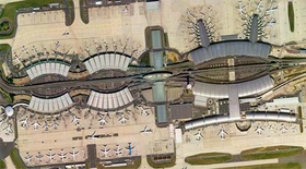 Charles de Gaulle airport in Paris Charles de Gaulle airport in Paris